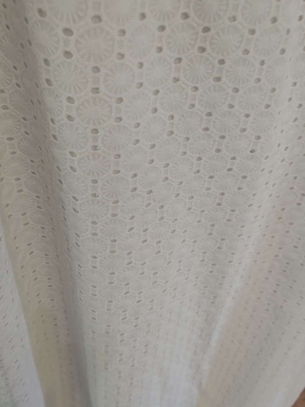 Kim Rogers White Eyelet Sleeveless Shift Dress - Picture 6 of 6